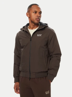 EA7 Emporio Armani Kurtka przejściowa 8NPB21 PNFZZ U6027 Brązowy ciemny Regular Fit