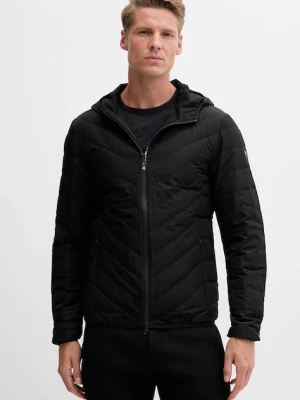 EA7 Emporio Armani kurtka puchowa męska kolor czarny przejściowa