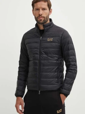 EA7 Emporio Armani kurtka puchowa męska kolor czarny przejściowa PNGPZ.8NPB23