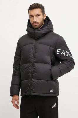 EA7 Emporio Armani kurtka puchowa męska kolor czarny zimowa PNEOZ.6DPB33