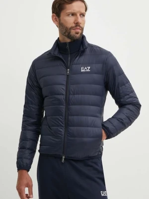 EA7 Emporio Armani kurtka puchowa męska kolor granatowy przejściowa PNGPZ.8NPB23