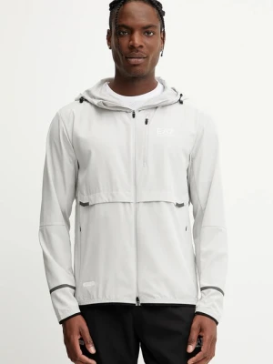 EA7 Emporio Armani kurtka sportowa kolor szary przejściowa AF13392.7M000071