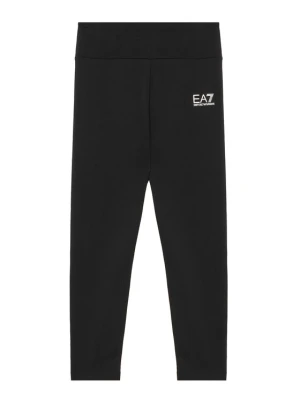 EA7 Emporio Armani Legginsy 7G000171 AF12484 MC001 Czarny Slim Fit