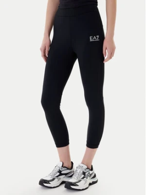 EA7 Emporio Armani Legginsy 7W000932 AF21580 UC001 Czarny Slim Fit