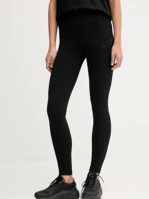 EA7 Emporio Armani legginsy damskie kolor czarny z nadrukiem AF12484.7W000539