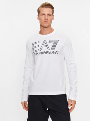 EA7 Emporio Armani Longsleeve 6RPT04 PJFFZ 1100 Biały Regular Fit