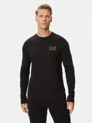 EA7 Emporio Armani Longsleeve 7M002240 AF13739 UC001 Czarny Regular Fit
