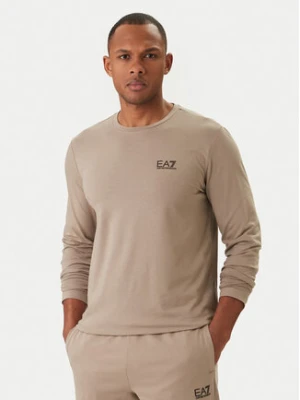 EA7 Emporio Armani Longsleeve 8NPT28 PJVQZ U6167 Beżowy Slim Fit