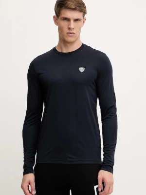 EA7 Emporio Armani longsleeve kolor granatowy gładki PJRGZ.8NPT17