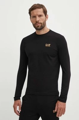 EA7 Emporio Armani longsleeve męski kolor czarny z nadrukiem PJVQZ.8NPT28