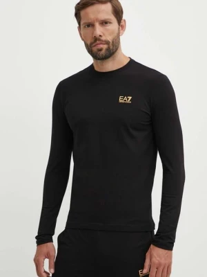 EA7 Emporio Armani longsleeve męski kolor czarny z nadrukiem PJVQZ.8NPT28