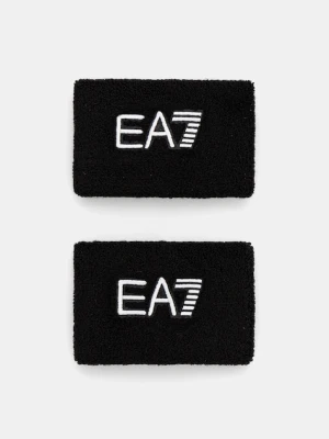 EA7 Emporio Armani opaski na nadgarstek 2-pack kolor czarny AF18706.7X000349