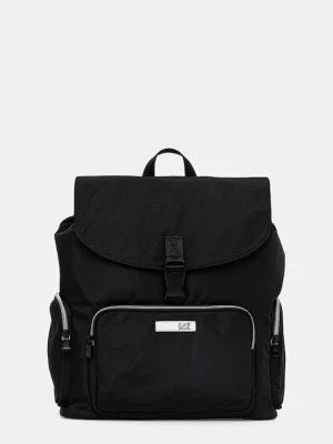 EA7 Emporio Armani plecak damski kolor czarny mały gładki AF18306.7W000740