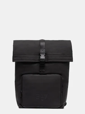 EA7 Emporio Armani plecak kolor czarny duży gładki AF13811.7X000287