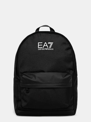 EA7 Emporio Armani plecak kolor czarny duży z nadrukiem AF19722.7X000390