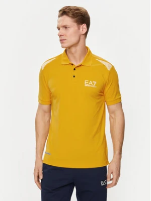 EA7 Emporio Armani Polo 3DPF51 PJULZ 1680 Żółty Regular Fit
