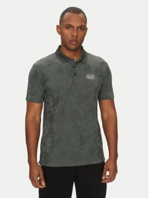EA7 Emporio Armani Polo 7M000049 AF13917 U8109 Szary Regular Fit