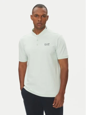 EA7 Emporio Armani Polo 7M000183 AF13511 U9060 Błękitny Regular Fit