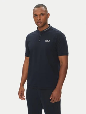 EA7 Emporio Armani Polo 7M000183 AF13511 UB102 Granatowy Regular Fit