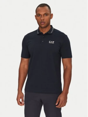 EA7 Emporio Armani Polo 7M000184 AF13511 UB102 Granatowy Regular Fit