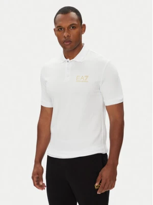EA7 Emporio Armani Polo 7M000300 AF13739 U0002 Biały Slim Fit