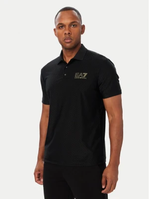 EA7 Emporio Armani Polo 7M002256 AF26529 UC001 Czarny Regular Fit