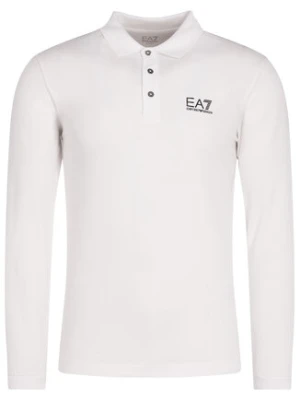 EA7 Emporio Armani Polo 8NPF05 PJM5Z 1100 Biały Regular Fit