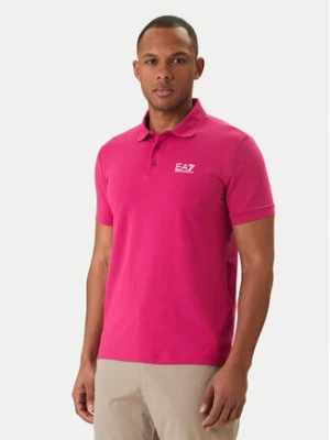 EA7 Emporio Armani Polo 8NPF14 PJVQZ M4089 Różowy Regular Fit
