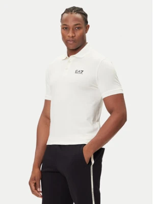 EA7 Emporio Armani Polo 8NPF14 PJVQZ U1105 Beżowy Regular Fit