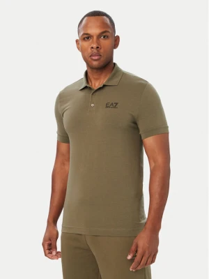 EA7 Emporio Armani Polo 8NPF14 PJVQZ U7014 Khaki Regular Fit