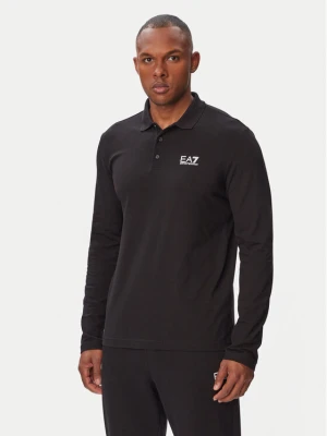 EA7 Emporio Armani Polo 8NPF17 PJVUZ 1200 Czarny Regular Fit
