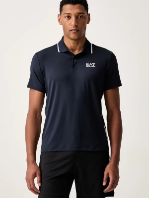 EA7 Emporio Armani polo sportowe męskie granatowy