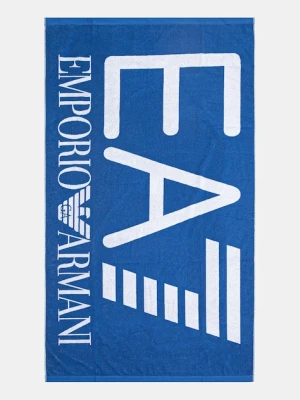 EA7 Emporio Armani ręcznik bawełniany kolor niebieski AF13300.7X000102