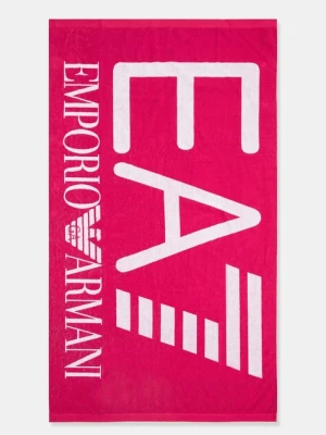 EA7 Emporio Armani ręcznik bawełniany kolor różowy AF13300.7X000102