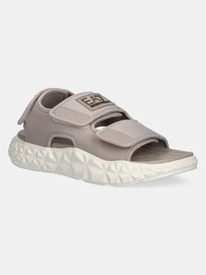 EA7 Emporio Armani sandały damskie kolor brązowy XK449.XBR004