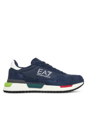EA7 Emporio Armani Sneakersy 7X000380 AF19175 MZ230 Granatowy