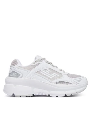 EA7 Emporio Armani Sneakersy 7X000663 AF23619 MZ203 Srebrny
