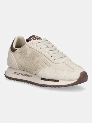 EA7 Emporio Armani sneakersy damskie beżowy