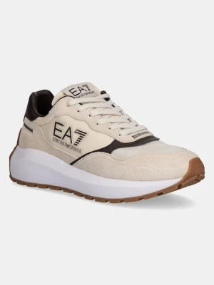 EA7 Emporio Armani sneakersy damskie kolor beżowy AF18616.7X000341.MZ191