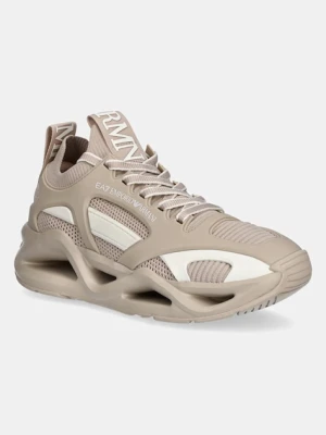EA7 Emporio Armani sneakersy damskie kolor beżowy AF19525.7X000383.MZ202