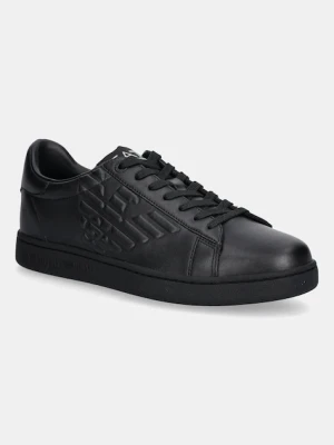 EA7 Emporio Armani sneakersy skórzane kolor czarny AF10848.7X000331