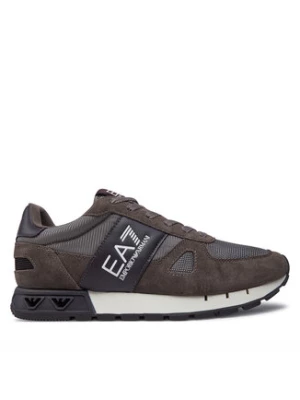 EA7 Emporio Armani Sneakersy X8X151 XK354 T995 Brązowy