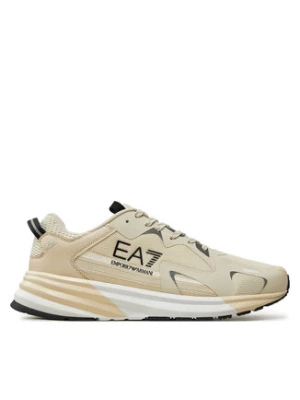 EA7 Emporio Armani Sneakersy X8X156 XK360 U064 Écru