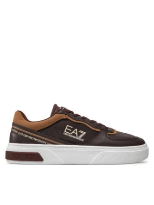 EA7 Emporio Armani Sneakersy X8X173 XK374 U023 Brązowy