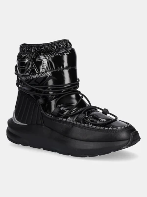 EA7 Emporio Armani śniegowce kolor czarny AF18570.7X000328
