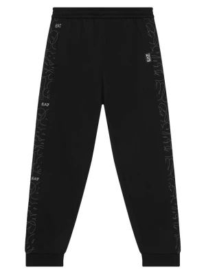 EA7 Emporio Armani Spodnie dresowe 7B000370 AF10368 UC001 Czarny Regular Fit