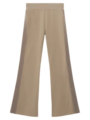 EA7 Emporio Armani Spodnie dresowe 7G000250 AF12484 U6100 Beżowy ciemny Flare Fit
