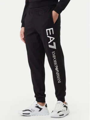 EA7 Emporio Armani Spodnie dresowe 7M000571 AF13512 MC001 Czarny Regular Fit