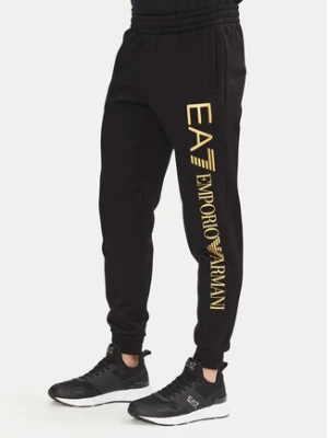 EA7 Emporio Armani Spodnie dresowe 7M000572 AF10377 MC004 Czarny Regular Fit