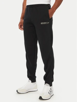 EA7 Emporio Armani Spodnie dresowe 7M002140 AF12660 U8134 Czarny Regular Fit